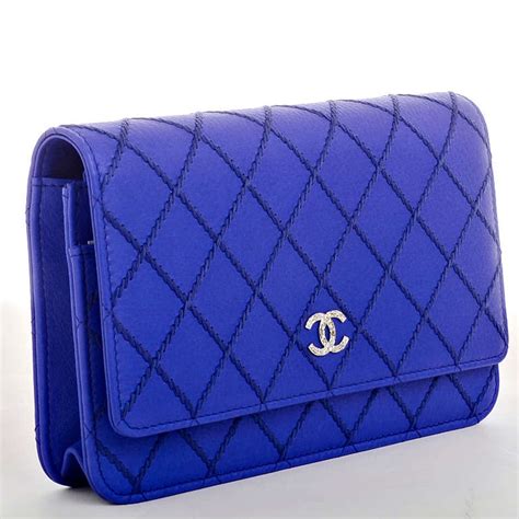 chanel royal blue wallet|where to buy chanel wallet.